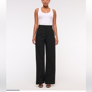 TAN Abercrombie Wide-Leg Women's Pants